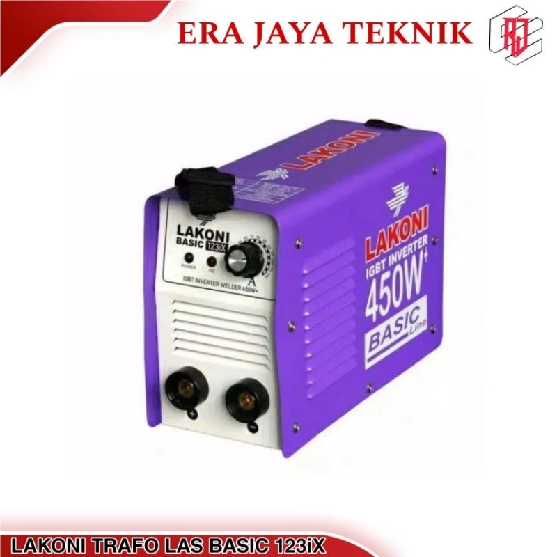 Mesin Las inverter LAKONI BASIC 123iX 450Watt Mesin Trafo Las
