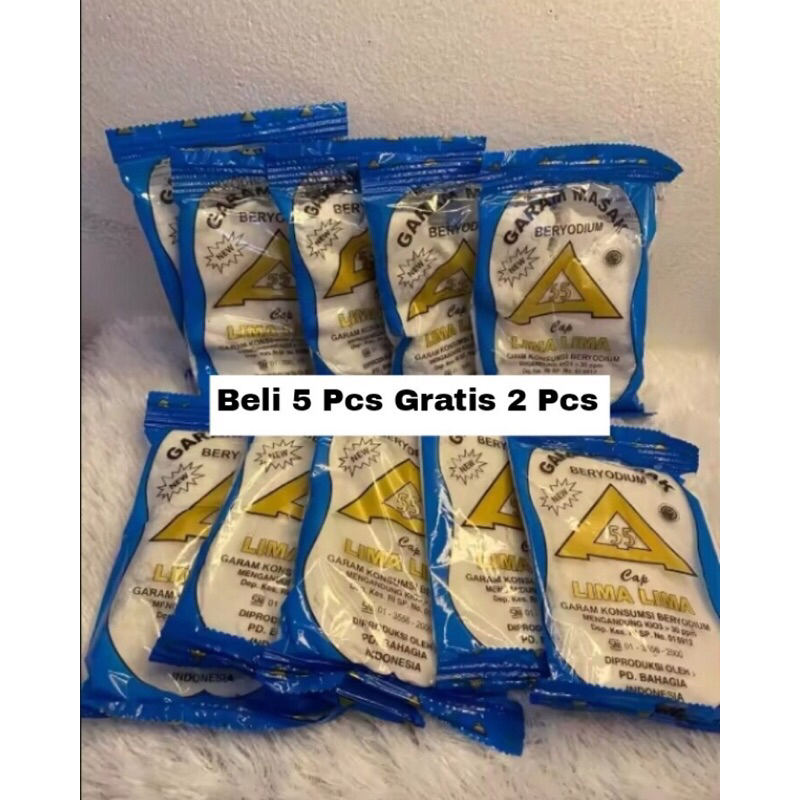 

Garam Halus Cap Segitiga Mas 100gr Beli 5 Gratis 2