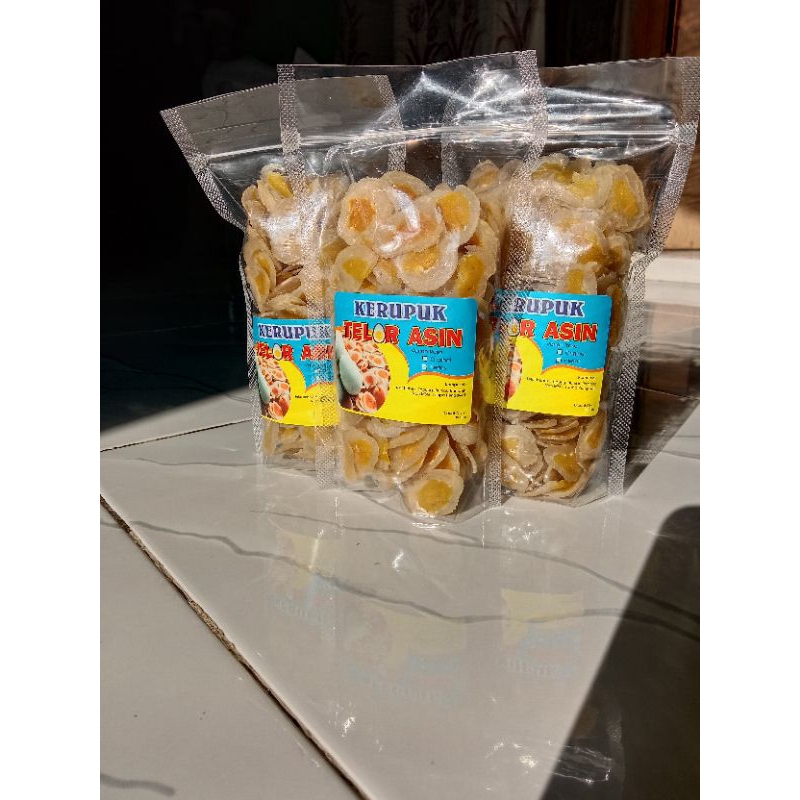 

krupuk telur asin mentah 150gr