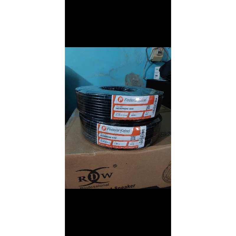 Kabel mic federal stereo panjang 100M