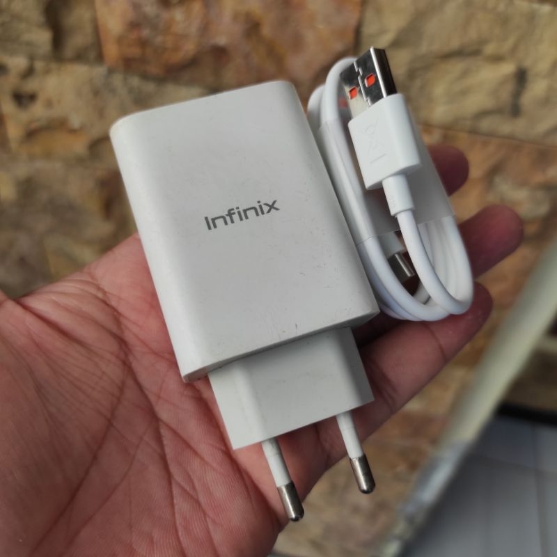 Charger infinix 33w original copotan hp ( second )