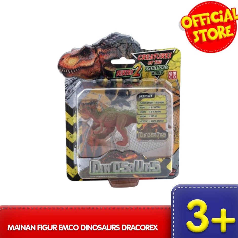 Limited Edition  Mainan figur EMCO Dinosaurs Dracorex