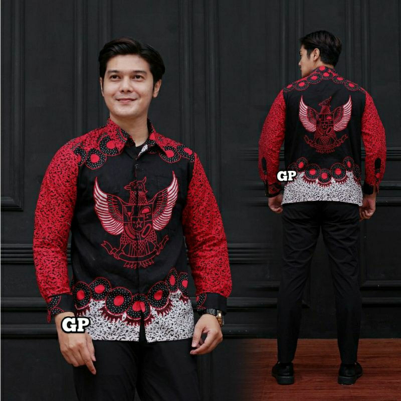 KEMAJA GARUDA KEMAJA LENGAN PANJANG BATIK KHAS INDONESIA