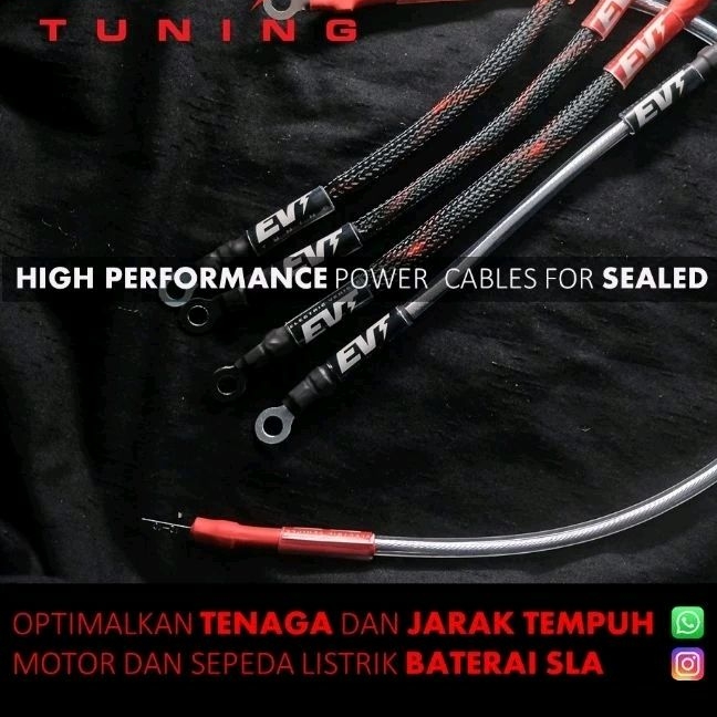 kabel Baterai SLA  motor listrik sepeda listrik EVT 72 VOLT upgrade kabel baterai penambah tenaga da
