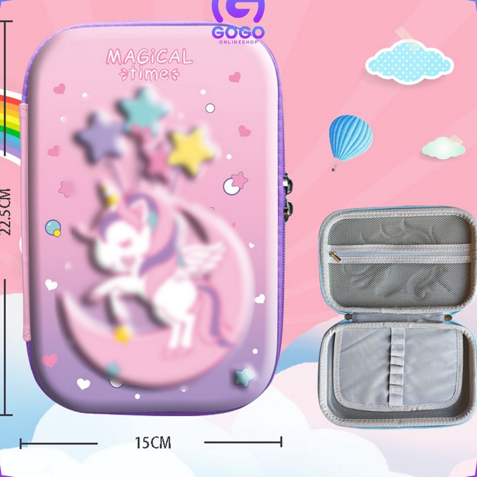 

Real produk GOGOA82 Kotak Pensil 3D Karakter Kartun Lucu Tempat Pensil Anak Sekolah Kotak Pensil Besar Pencil Case Cartoon Tempat Pinsil Kotak Besar Alat Tulis Import