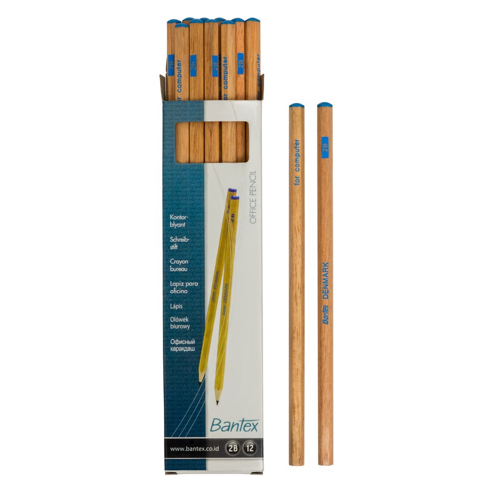 

Bantex Office Pencil Grade 2B for Computer 12 pcs 8116