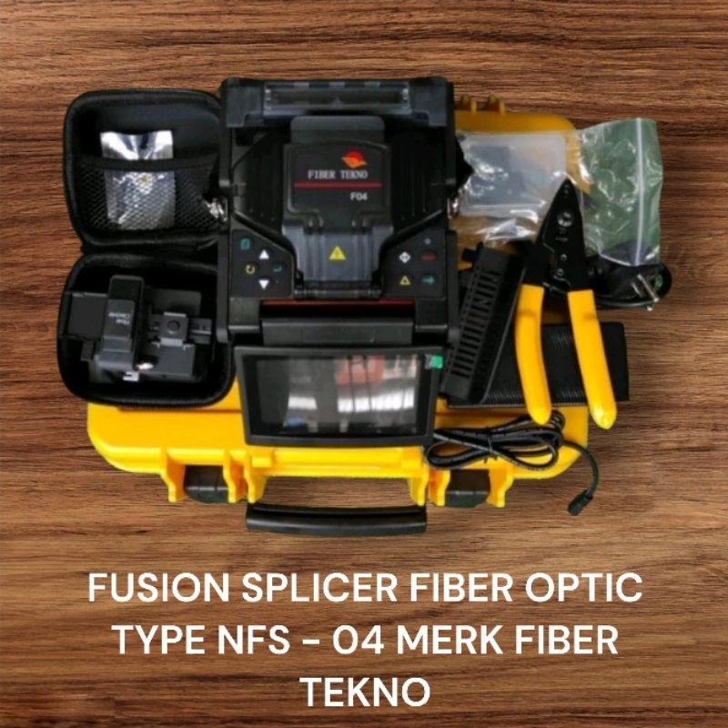FUSION SPLICER FIBER OPTIC TYPE NFS-04 MERK FIBER TEKNO