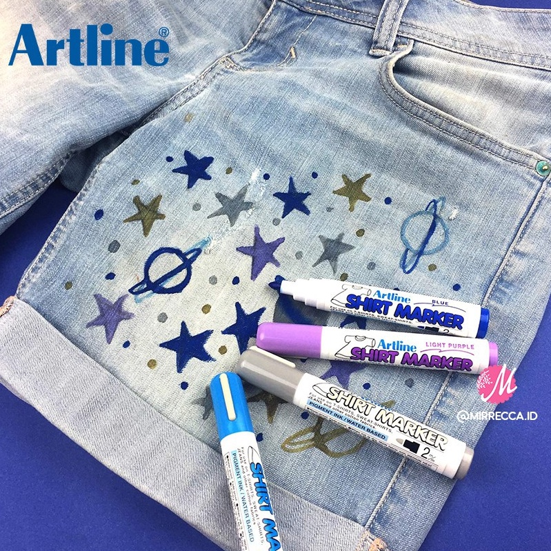 

Promo SPIDOL KAIN PERMANEN ARTLINE SHIRT MARKER 2 MM PIGMENT INK WATER BASED EKT2