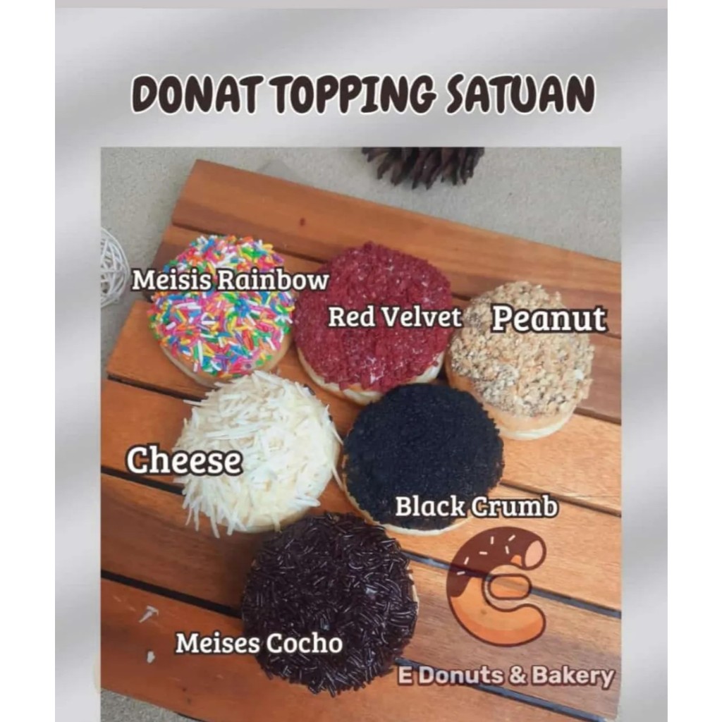 

Donat Topping Satuan