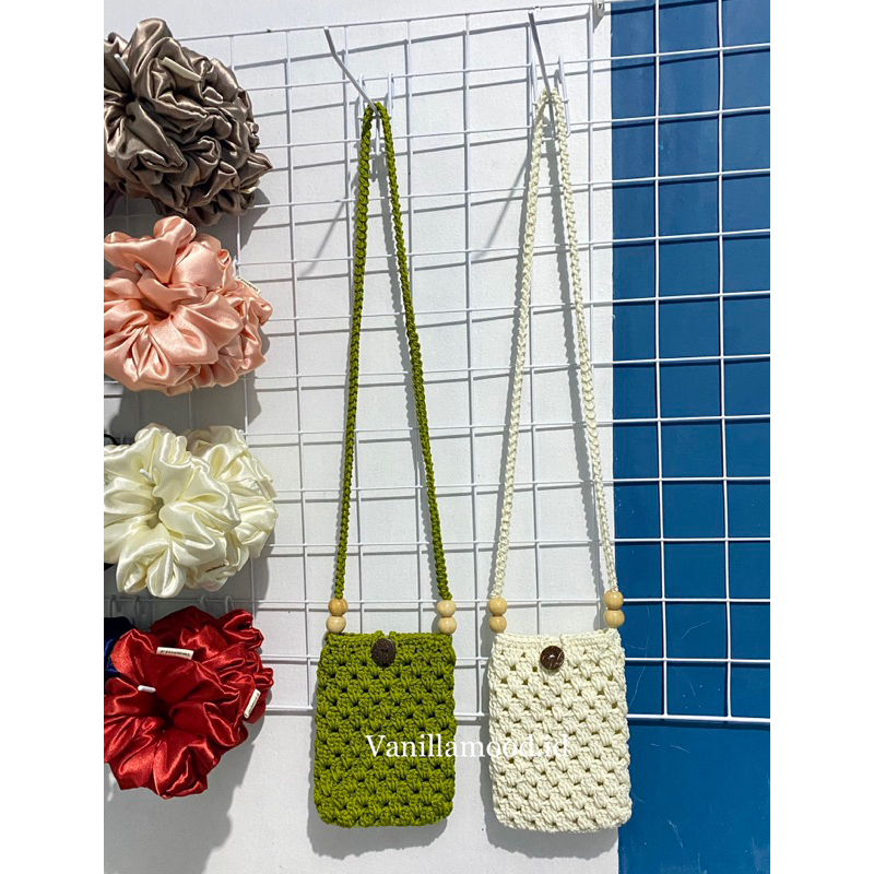 Tas Rajut HP/Tas Rajut Aesthetic/Lucu/Korean