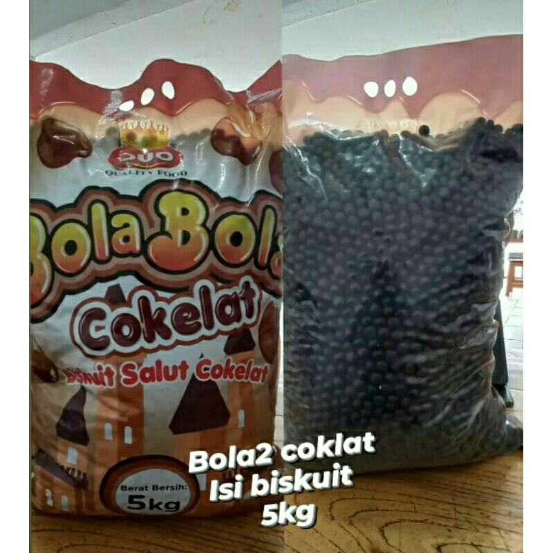 

Duo Bola Bola Coklat Isi Biskuit 5kg Termurah