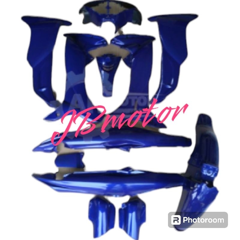 Body Halus Jupiter Z Lama Biru + Striping