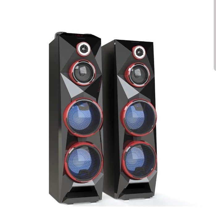 POLYTRON Active Speaker PAS 8CF28 Bluetooth Double Woofer 8 inch Super Bass