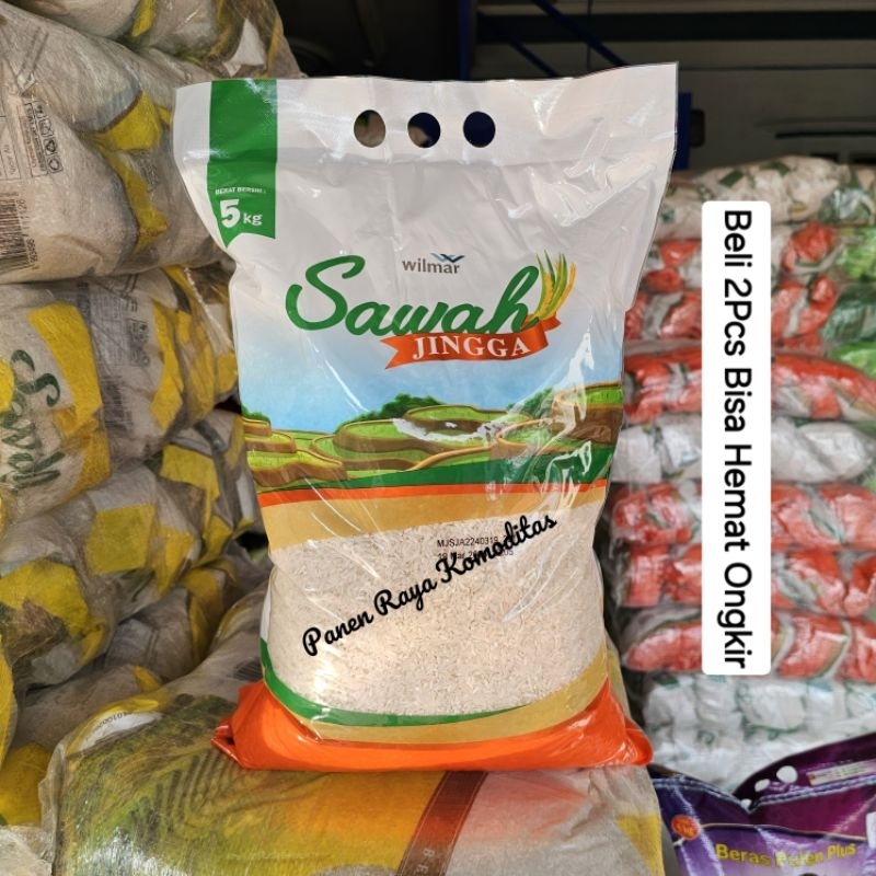 

Beras Sawah Jingga Premium Wilmar 5Kg