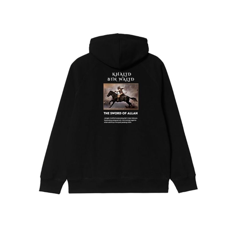 Hoodie Sweater Spesial Islamic Khalid Bin Walid