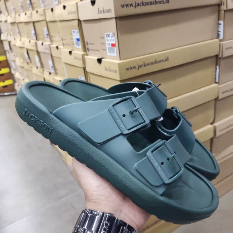 JACKSON ORIGINAL❗Sandal Phylon Slip On Green Pria/Wanita (UNISEX)