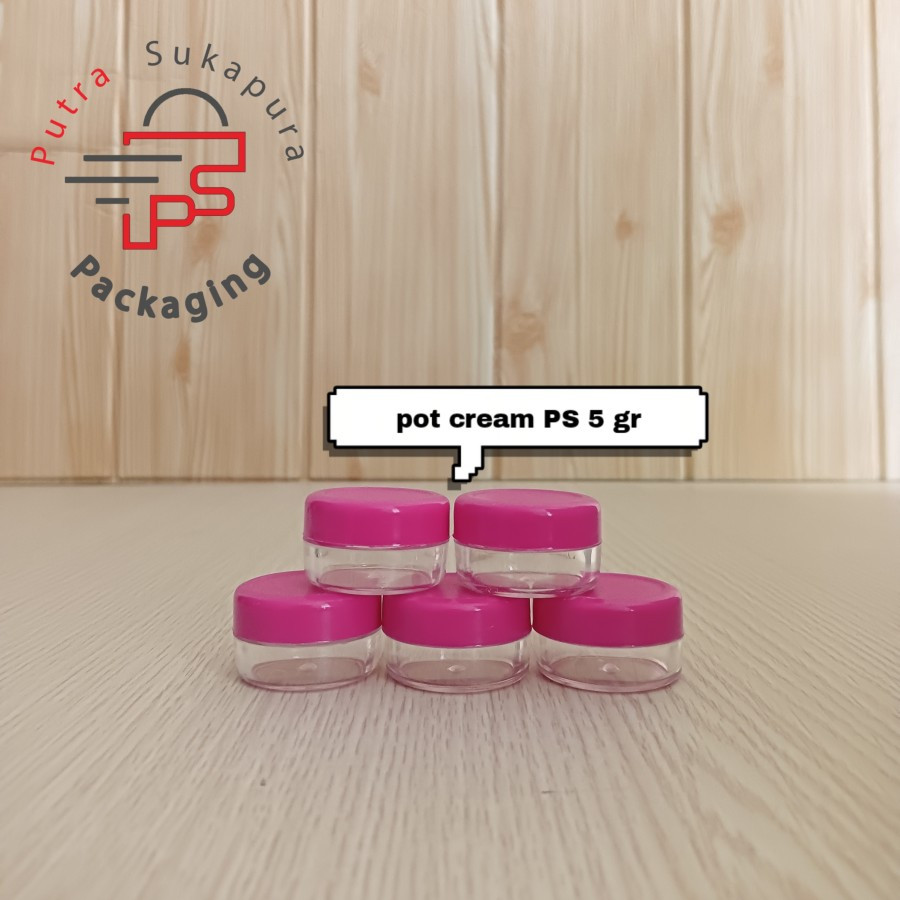 Pot Cream 5gram Pink Magenta Doff Natural / Pot Ps 5Gr Pink / pot kemasan cream kosmetik