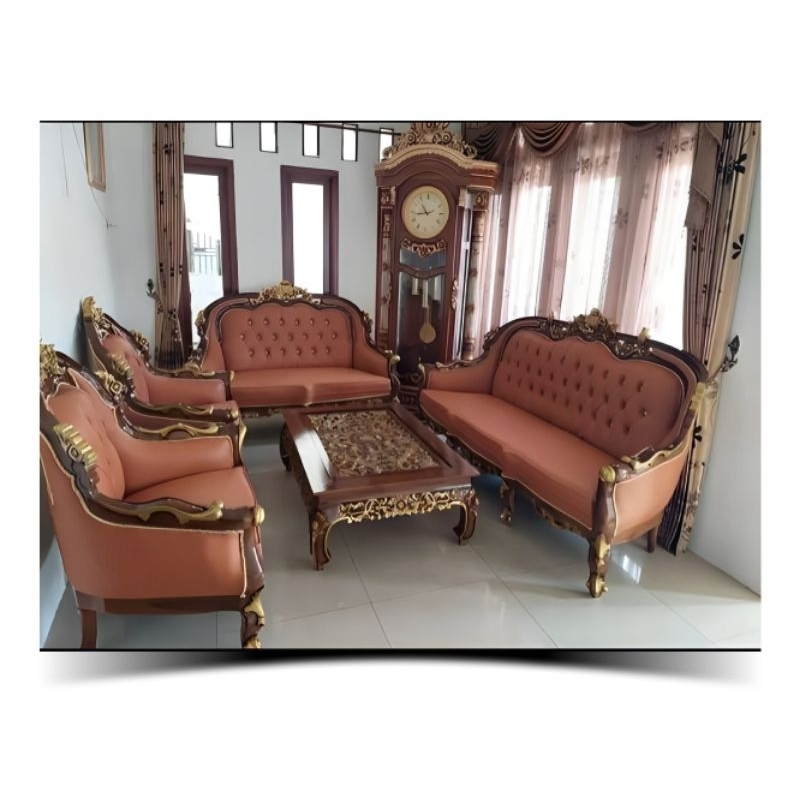 SOFA UKIRAN JEPARA SOFA KAYU JATI SOFA MEWAH