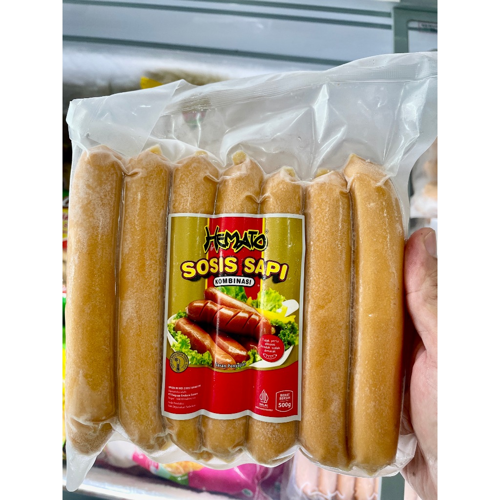 

Hemato Sosis Sapi Bakar isi 7 500gr