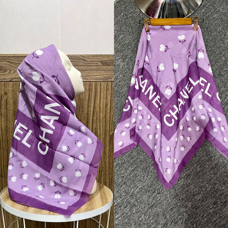 (JHGT) VOAL MOTIF/MOTIF DENAY 277/HIJAB VOAL MOTIF SEGI EMPAT/HIJAB SEGI EMPAT VOAL MOTIF TERBARU/SE
