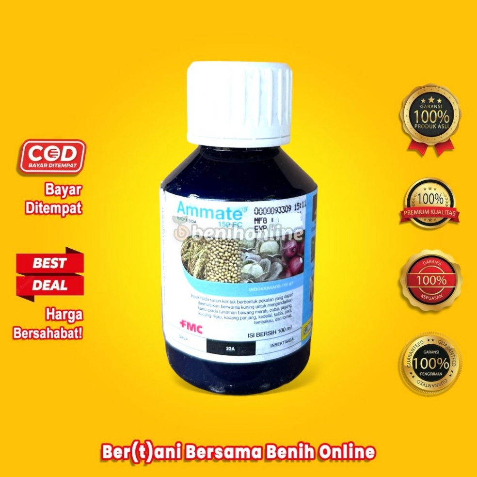 KODE S4X INSEKTISIDA  AMMATE 15 EC  1 ML  INDOKSAKARB  FMC integrate endure emacel siklon