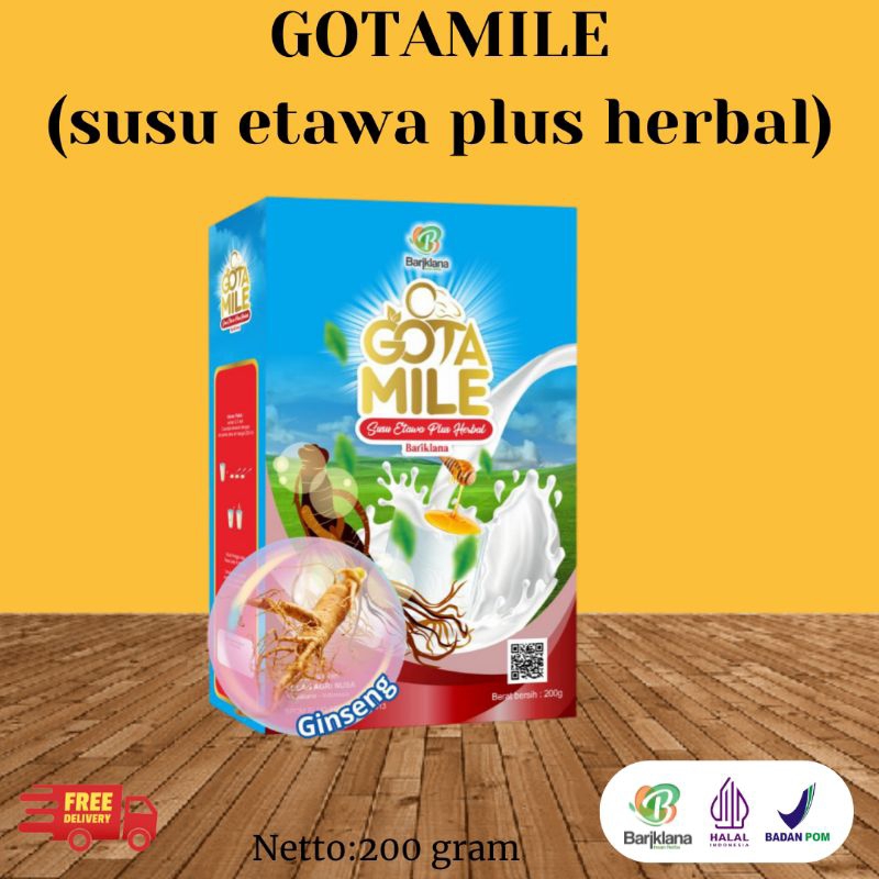 

GOTAMILE susu kambing etawa plus herbal