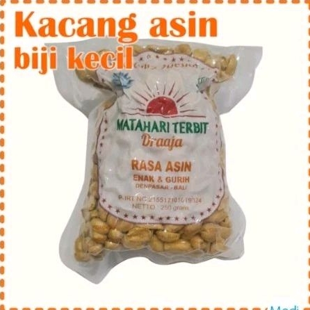 

kacang Kapri cap Matahari rasa asin biji kecil 250 gram