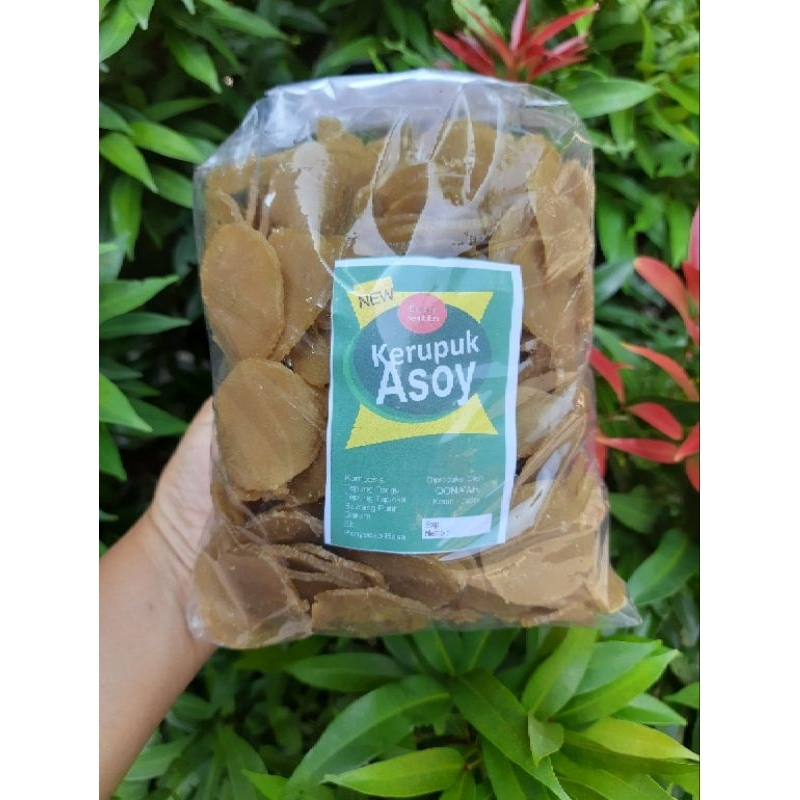 

Krecek kerupuk mentah ASOY / kerupuk rasa bawang 500 gram