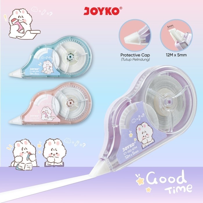 

Pita Koreksi Correction Tape Joyko CT-522-GTM Good Time