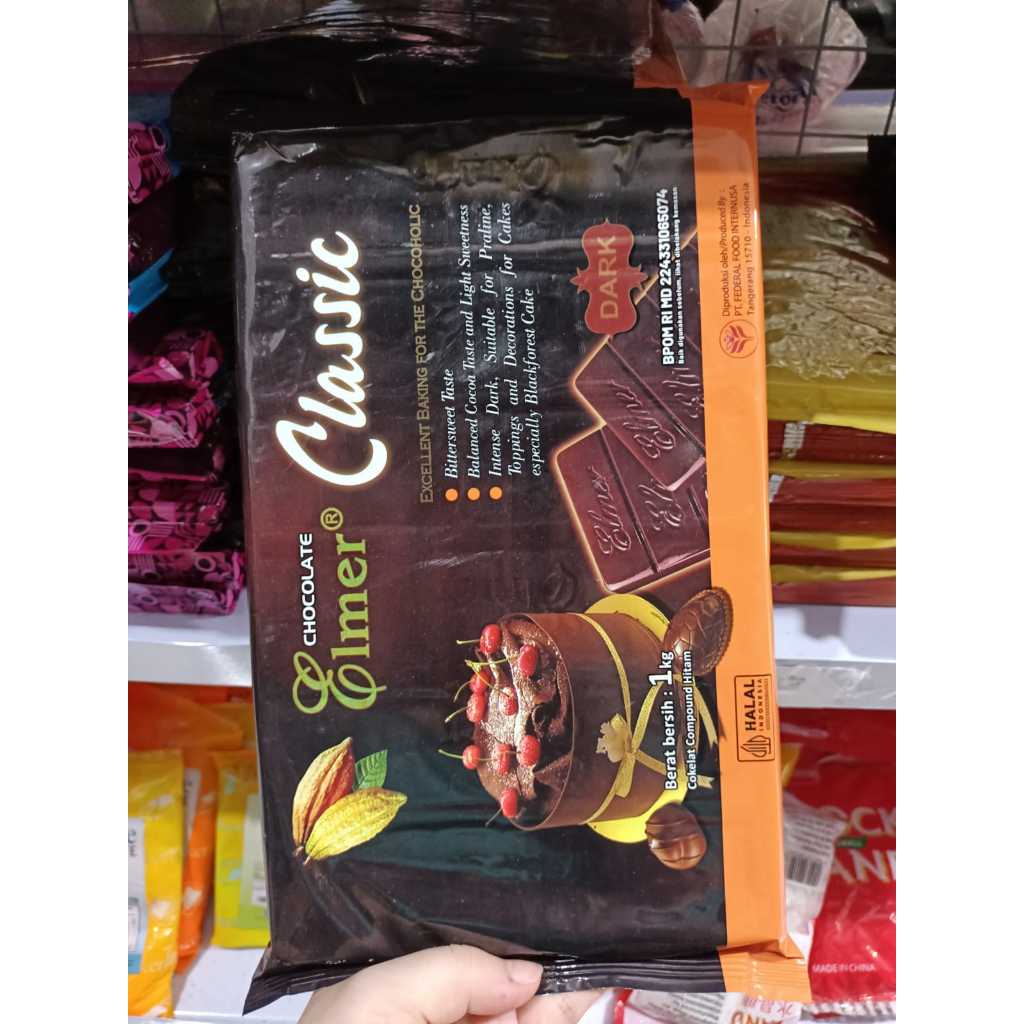 

Coklat Batang ELMER Classic DARK 1kg