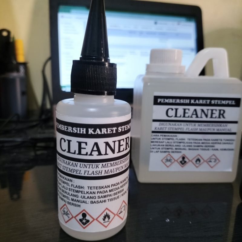 

pembersih / cleaner untuk semua jenis karet stempel, aman dan tidak merusak karet stempel