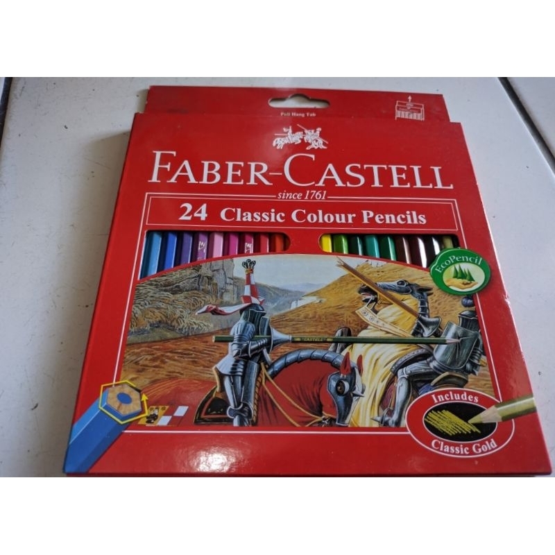 

pensil warna Faber-castell 24 warna