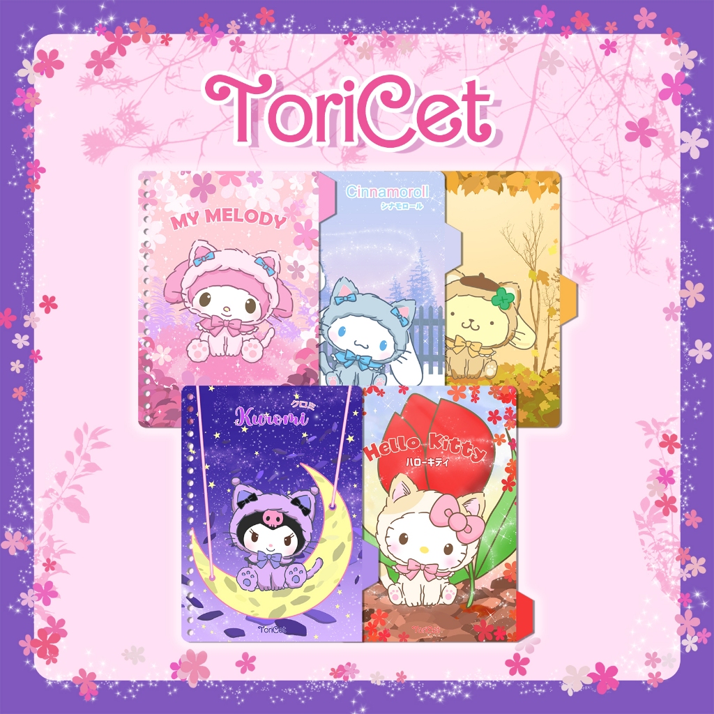 

Pembatas Loose Leaf/Kertas Binder A5 Toricet - Cat Sanrio (isi 5)