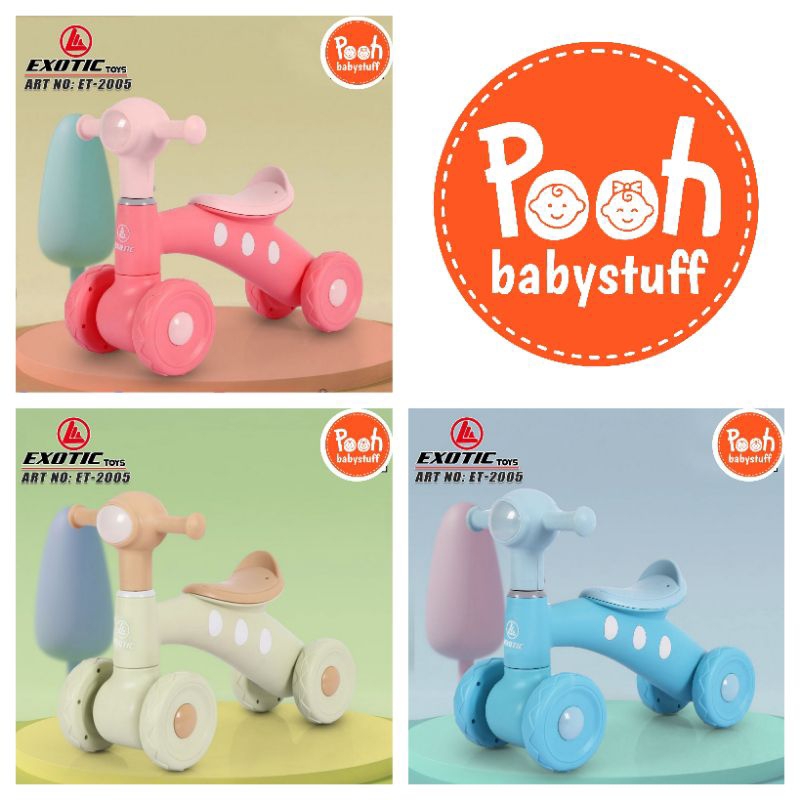 SEPEDA ANAK  BALANCE BIKE EXOTIC ET 2005/ET 2008/ET 2003/ET 2006/ET 3107/ET 3109 DAN ET 2129 NEW SEP