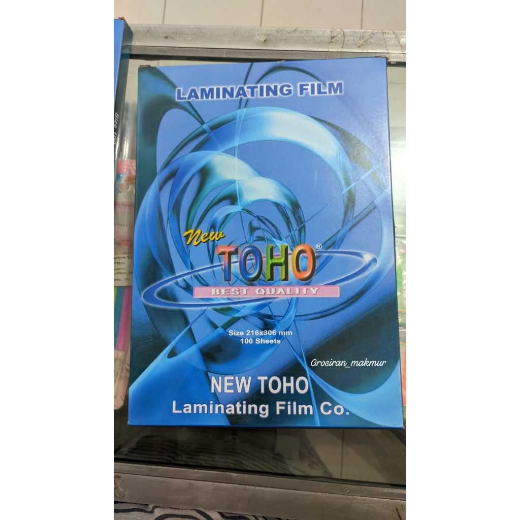 

Laminating Film / Plastik Laminating TOHO A4 100L