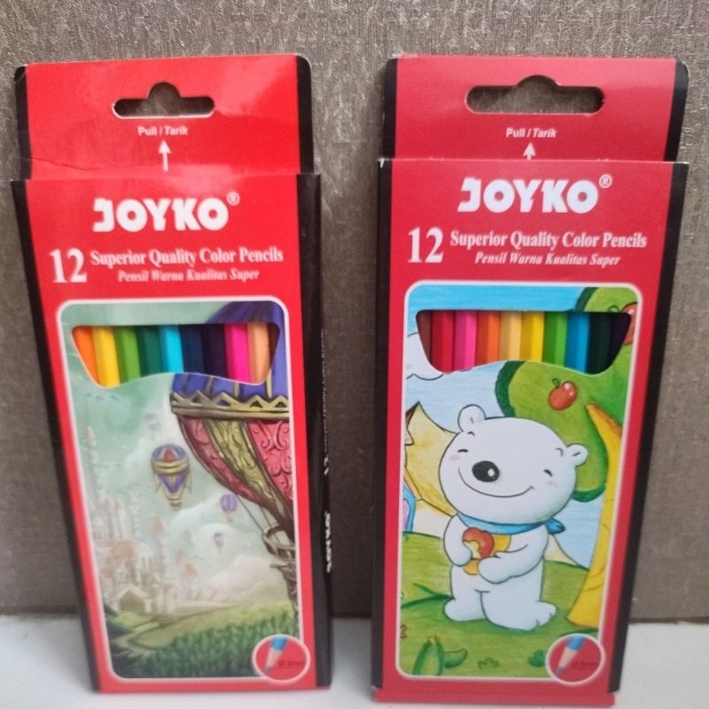 

Pensil Warna Joyko 12 Warna Panjang