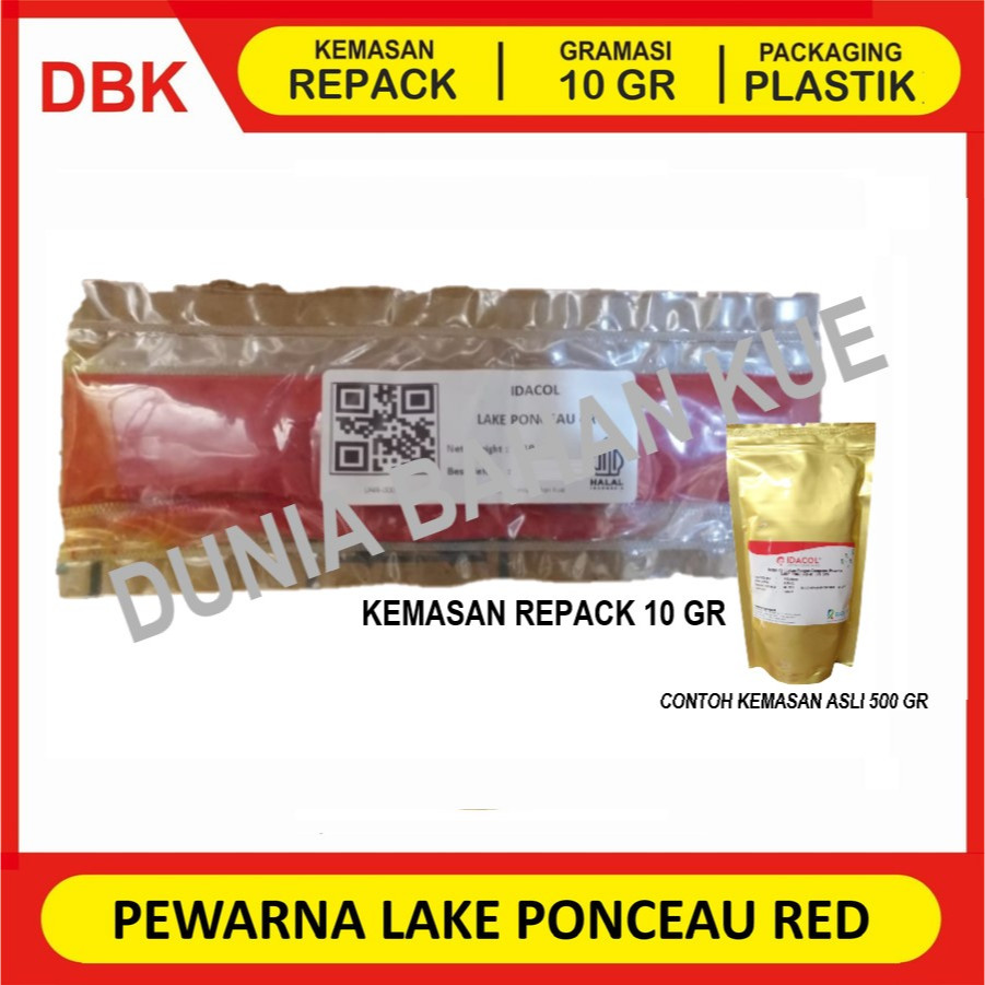 

PEWARNA MAKANAN LARUT MINYAK / OIL SOLUBLE PONCEAU / MERAH || 10 GR