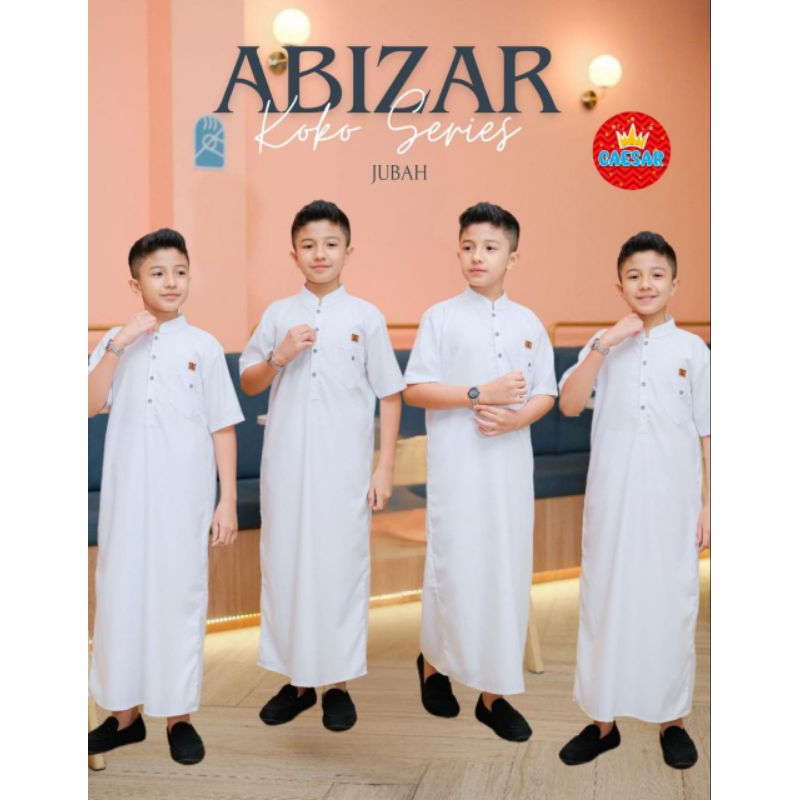 Jubah Putih Anak Laki Laki Caesar