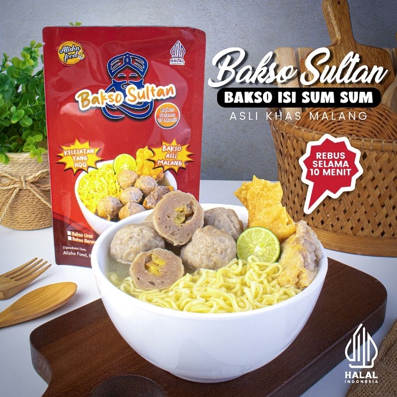 

(BAKSO SAPI) BAKSO SULTAN ISI SUMSUM SAPI
