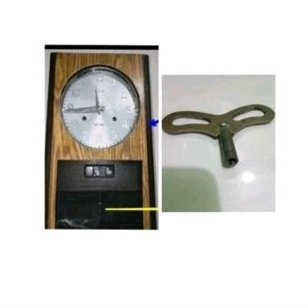 kuncian jam dinding Seiko kuno