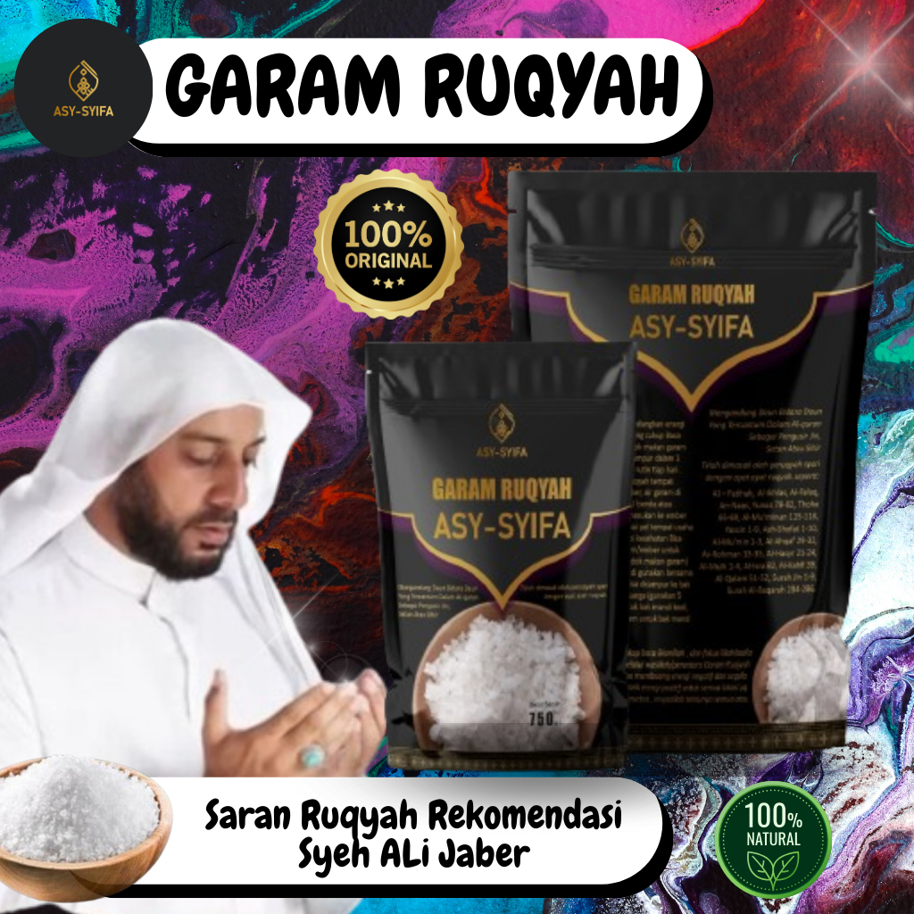 

Ruqyah AsySyifa Daun bidara garam original - Untuk Mengatasi SULIT DAPAT JODOH