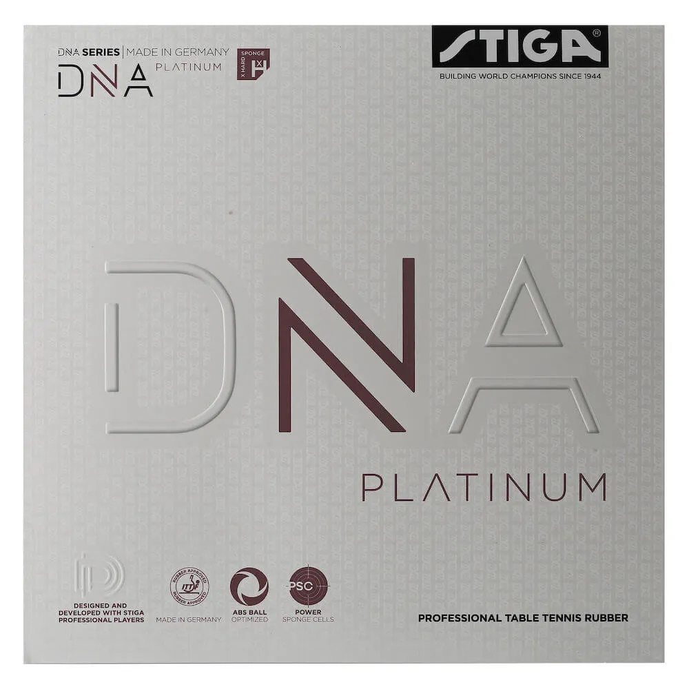 DNA PLATINUM extra hard || karet bet tenis meja original stiga