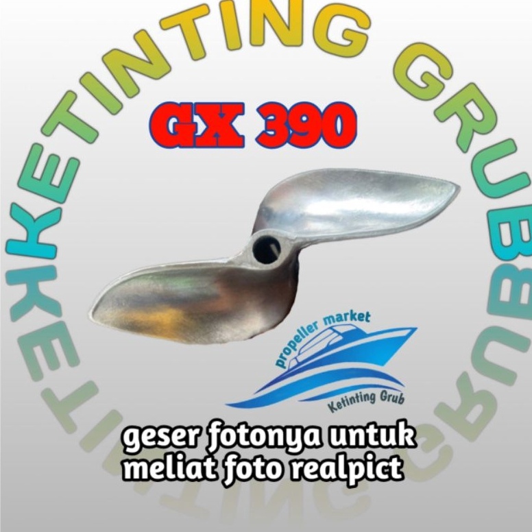 KODE Q13J KIPAS PERAHU BALAP KETINTING GX39 13pk sampai 16pkBALING BALING PERAHU BALAPROPELLER