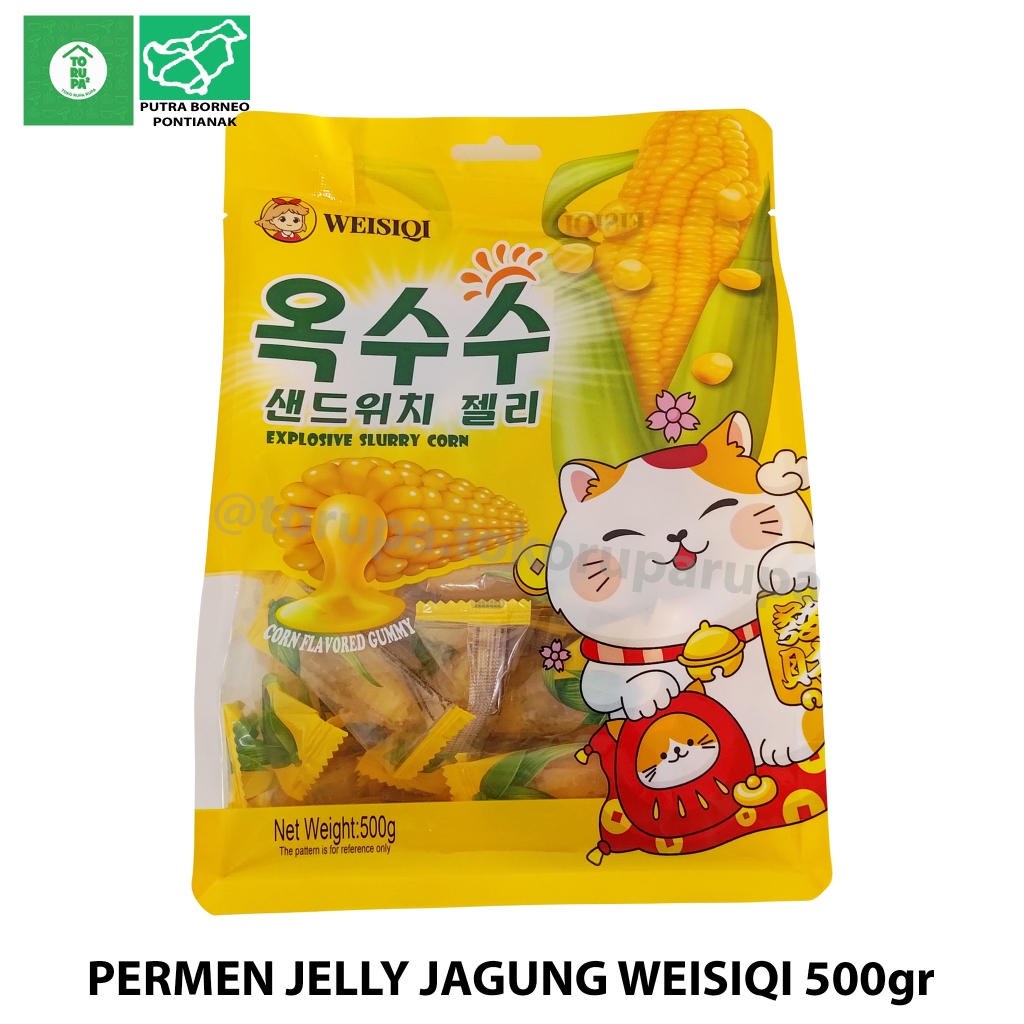 

Permen Jagung Weisiqi 500gr / Permen Jelly Jagung / Permen Import