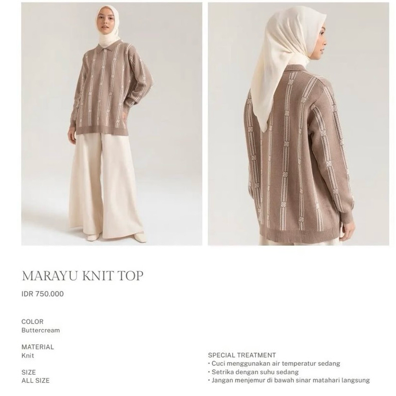 PRELOVED Ria Miranda Marayu Knit Top