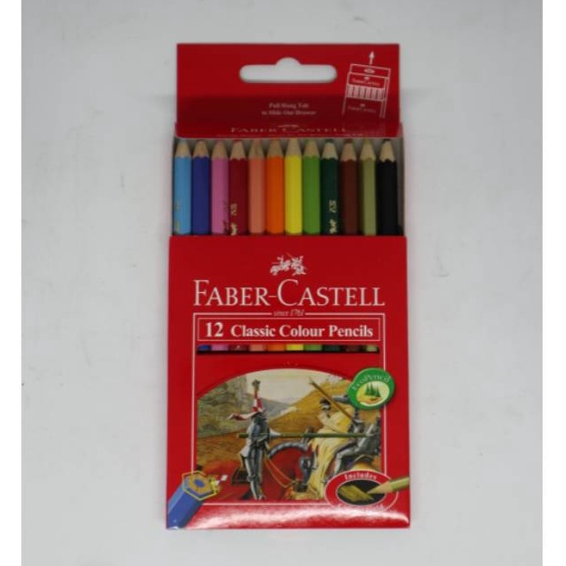 

KODE Q23A Pensil Warna Faber Castell 12w Pendek