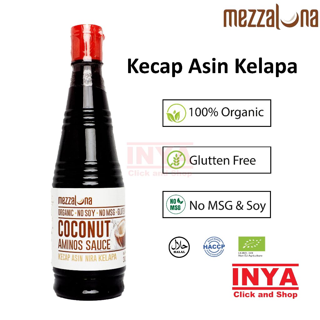 

MEZZALUNA Coconut Aminos Sauce 300ml - Kecap Asin Nira Kelapa