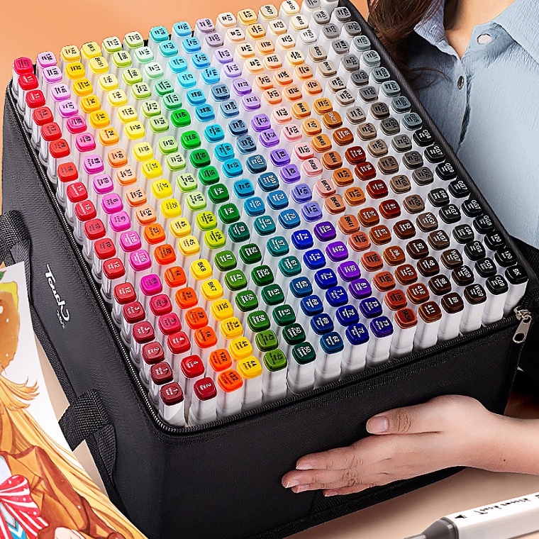 

KODE Q9I TouchFive 24364868 Warna Sketsa Spidol Umum General Marker Set Animation Markers Twin Market tas spidol