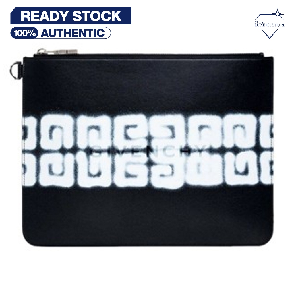 4G Logo Black Large Pochette / Tas Branded Original