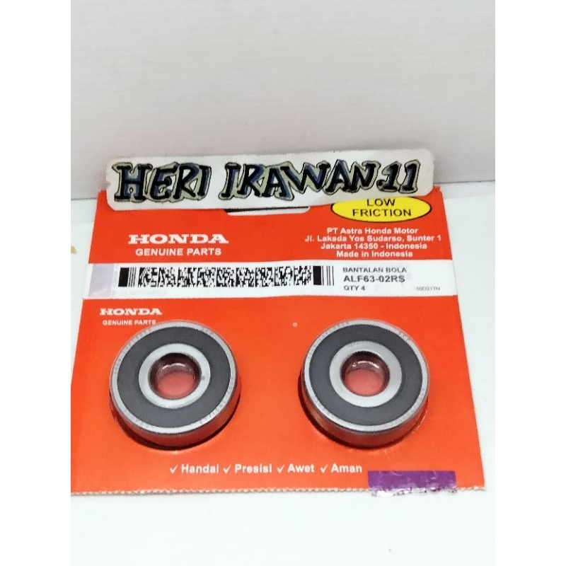 6302 2PCS BEARING RODA BELAKANG HONDA CB 150 R NEW CB 150R OLD VERZA 150 MEGAPRO NEW.ORIGINAL